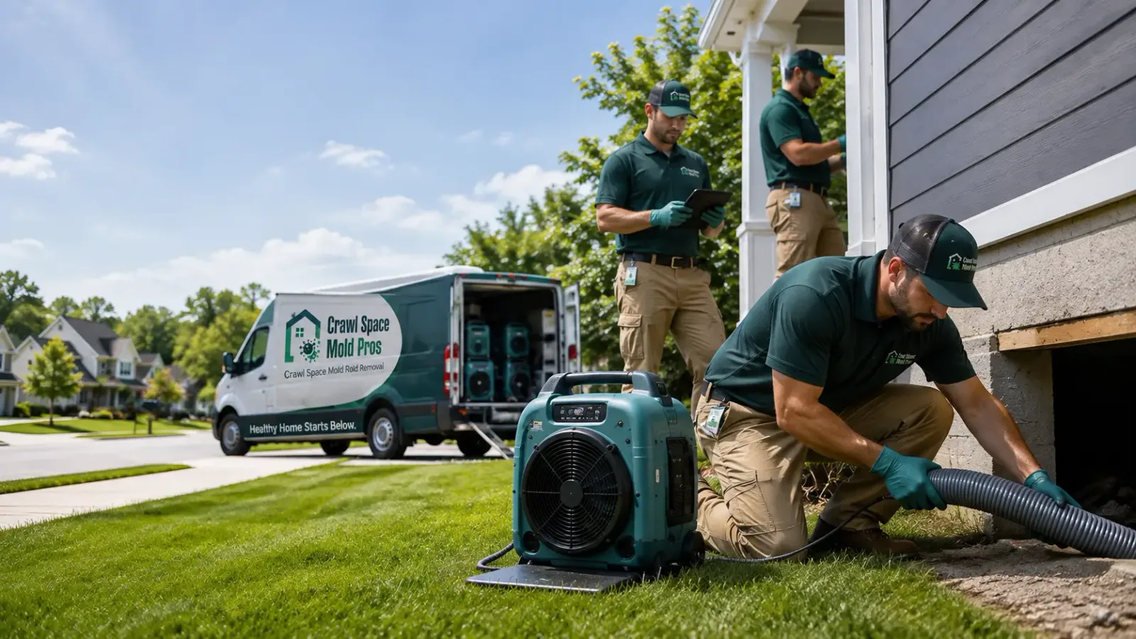 Crawl Space Mold Removal in Benge, WA